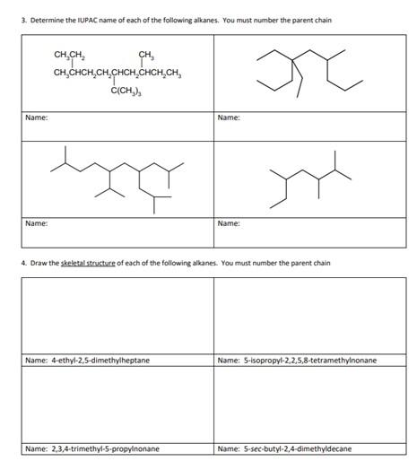 3 Determine The Iupac Name Of Each Of The Following Chegg Com