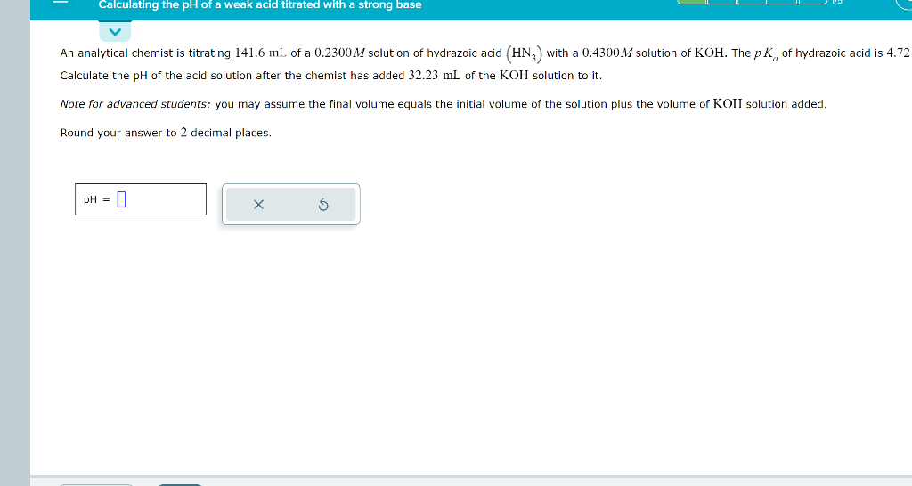 Solved An Analytical Chemist Is Titrating 141.6 ML Of A | Chegg.com