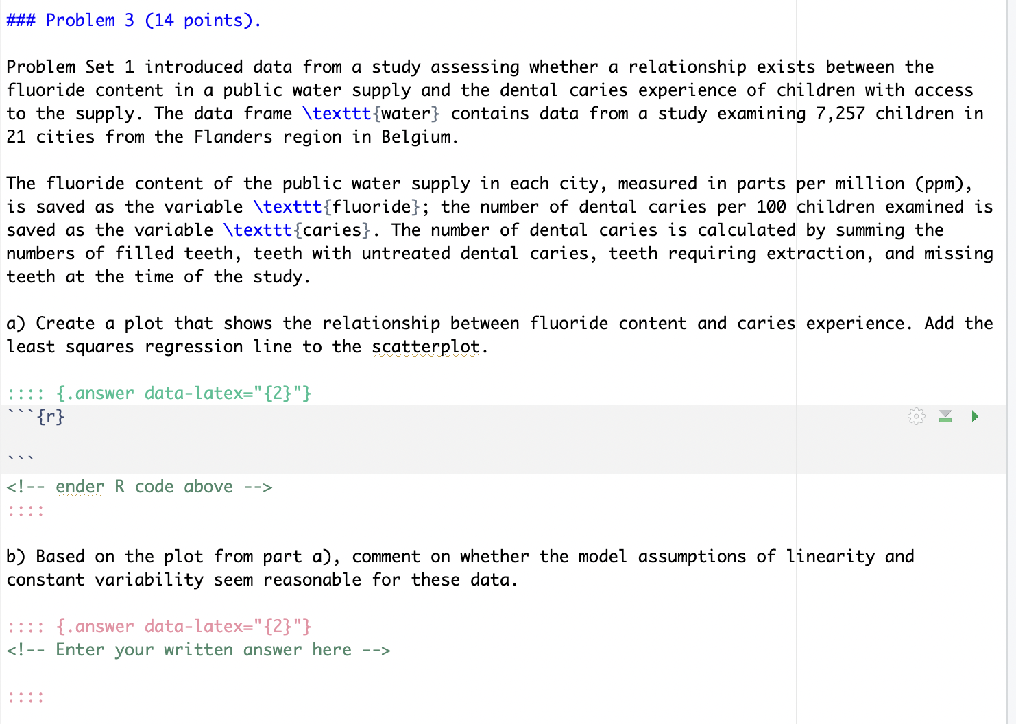 Solved \#\#\# Problem 3 (14 Points). Problem Set 1 | Chegg.com