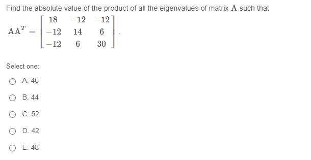 Solved Find the absolute value of the product of all the | Chegg.com