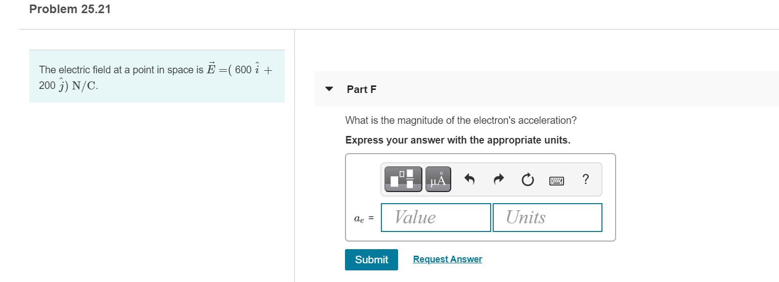 Solved The electric field at a point in space is Ē =( 600 î | Chegg.com