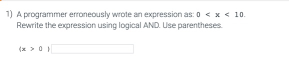 Solved 1) A programmer erroneously wrote an expression as: 0 | Chegg.com