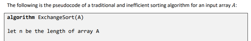 Solved The following is the pseudocode of a traditional and | Chegg.com