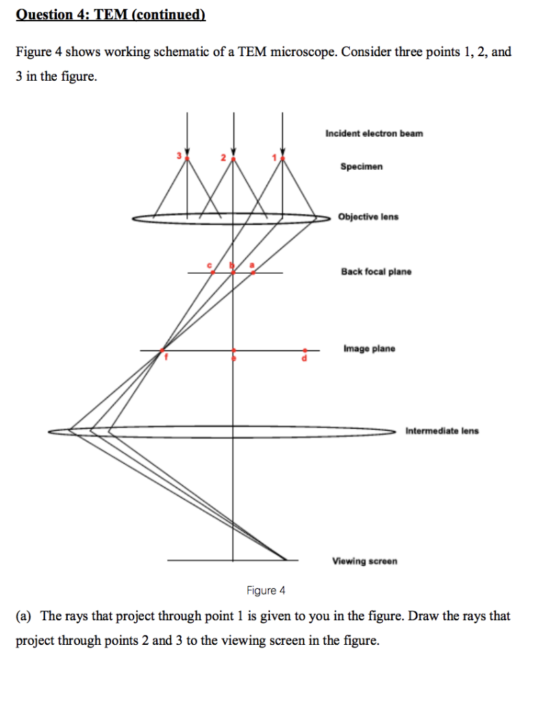 Question 4: TEM (continued) Figure 4 shows working | Chegg.com