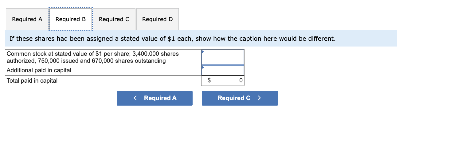 Solved If these shares had been assigned a stated value of | Chegg.com