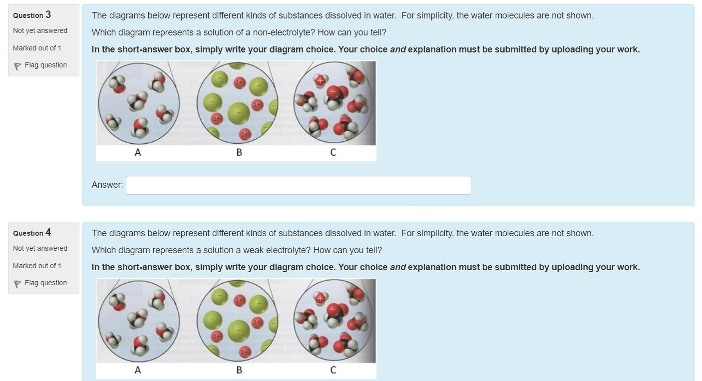 Solved Question 3 Not yet answered The diagrams below | Chegg.com