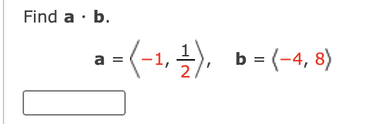 Solved Find A - B. A -(-1,3), B = (-4, 8) | Chegg.com