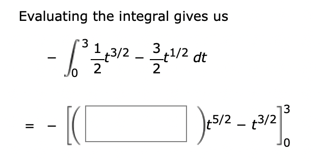 Solved Evaluating the integral gives us | Chegg.com