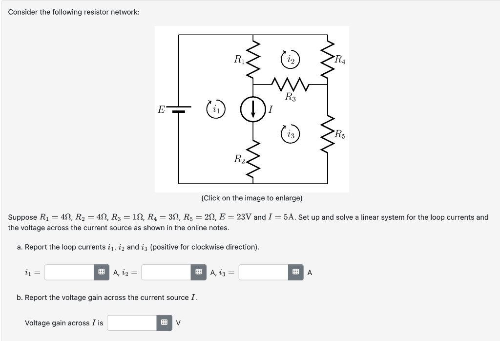 Solved Consider The Following Resistor Network: (Click On | Chegg.com