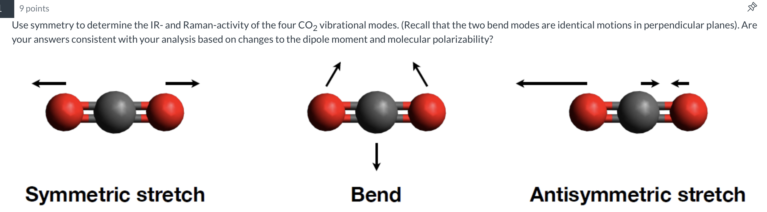 Solved Use symmetry to determine the IR- and Raman-activity | Chegg.com