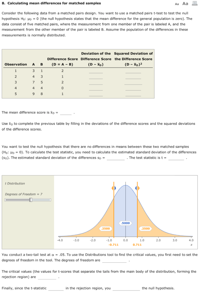 What Are Matched Samples