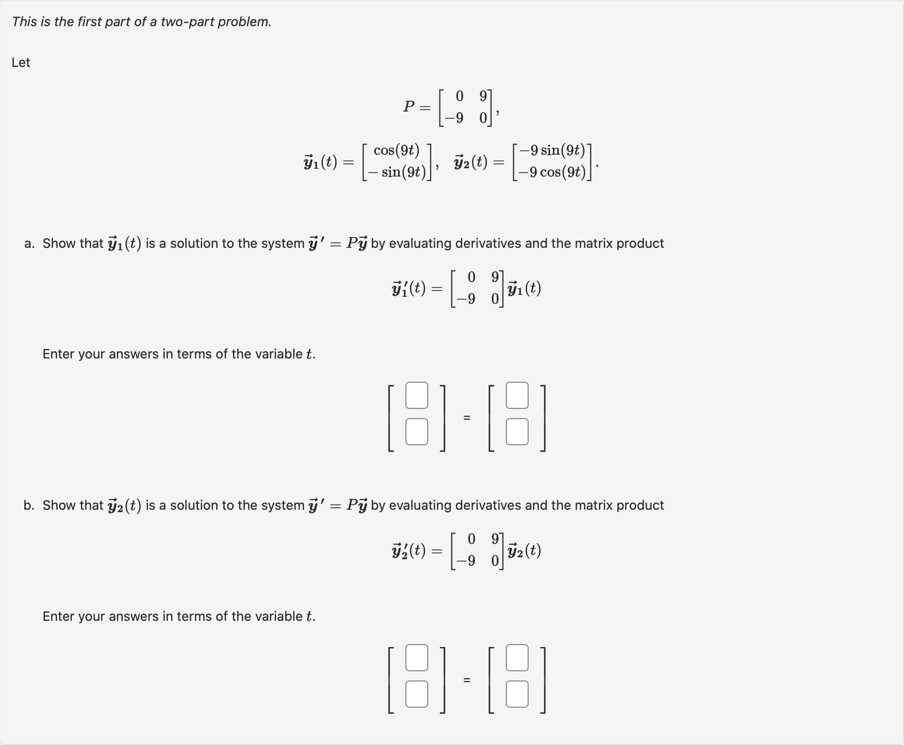 Solved Thank you. This is the first part of a two-part | Chegg.com
