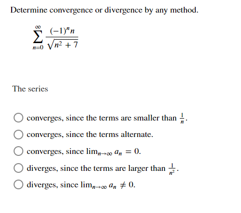 Solved Let an = 5n2 + 14n 3n4 – 5n2 – 20 bn = 5 3n2 | Chegg.com