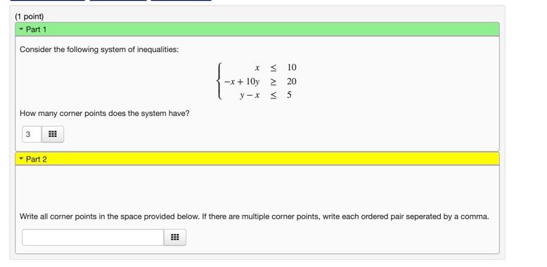 Solved 1. Consider the following system of | Chegg.com