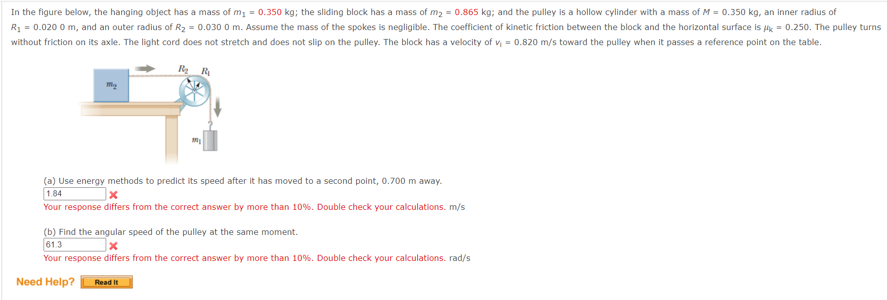 Solved An Object Of Mass M 5 4 Kg Hangs From Point C Chegg Com