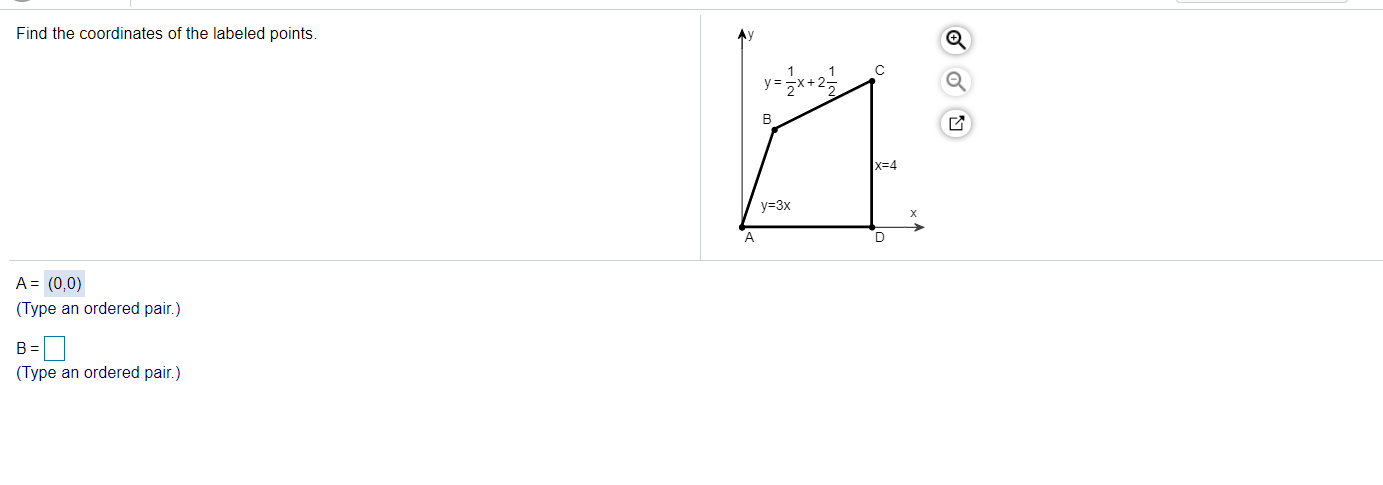 Solved Find The Coordinates Of The Labeled Points. 1 с Y B | Chegg.com