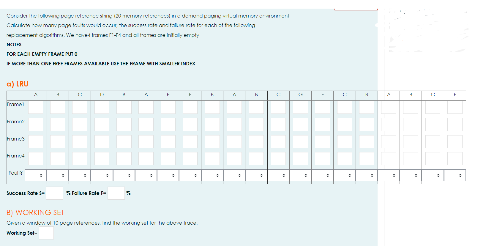 Solved Consider the following page reference string (20 | Chegg.com
