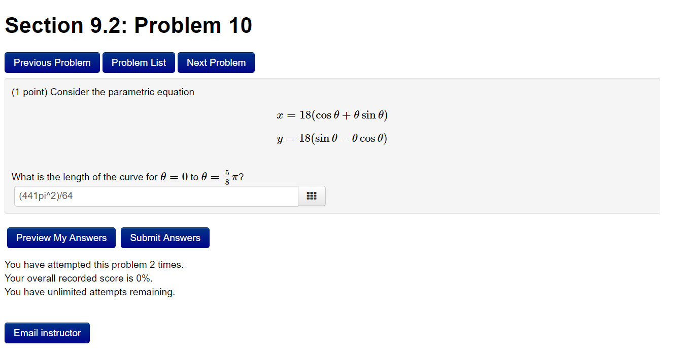 Solved Section 9.2: Problem 10 Previous Problem Problem List | Chegg.com