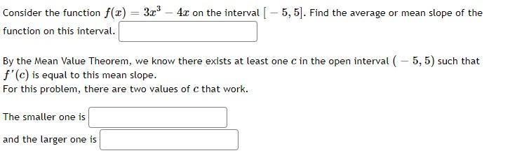 Solved Consider the function f(x) = 7 - 2x2 on the interval | Chegg.com