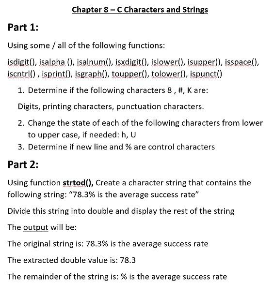 Solved Post screenshots of .c code for the programming | Chegg.com