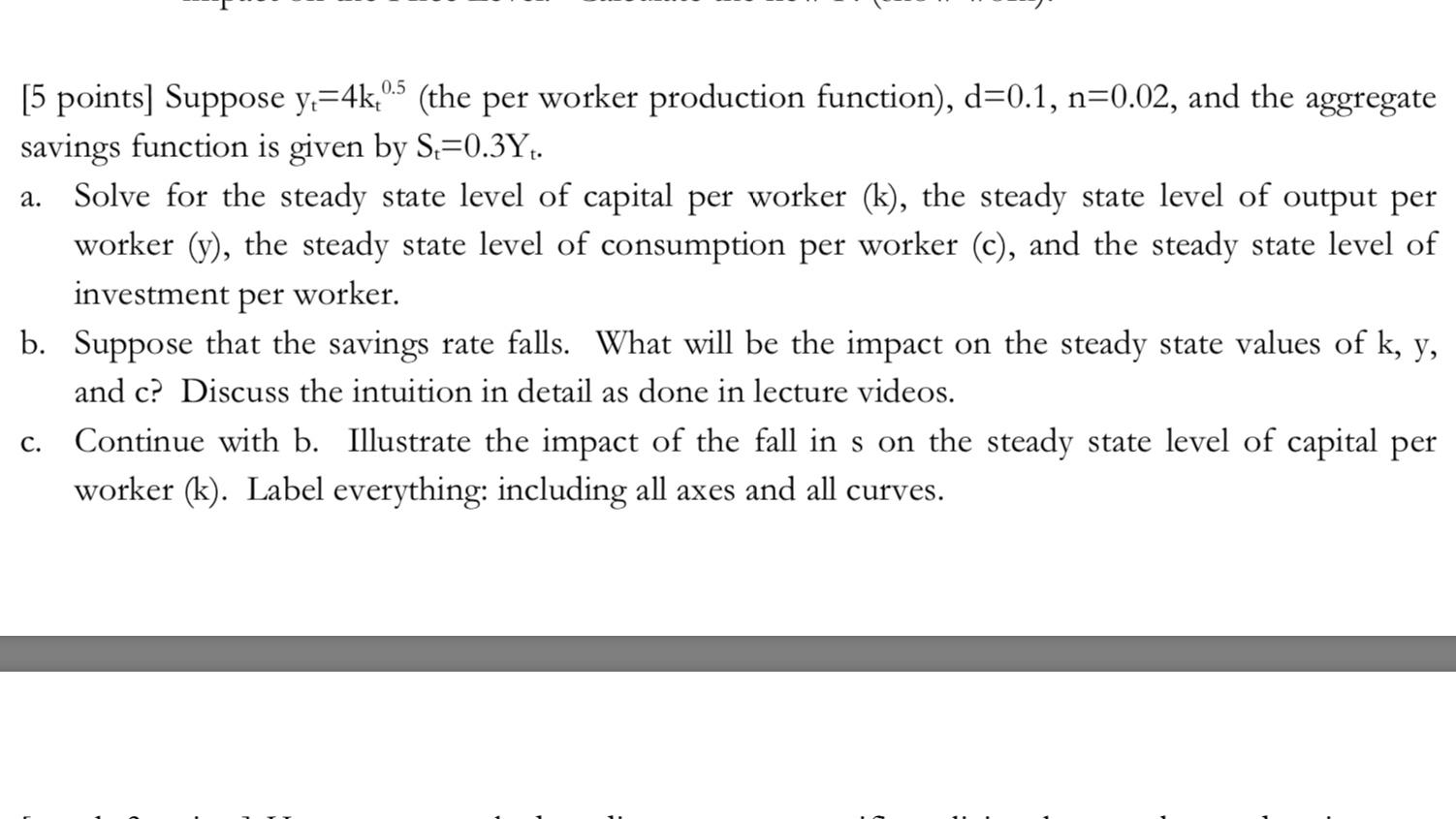 Solved A 5 Points Suppose Y 4k º 5 The Per Worker Pro Chegg Com