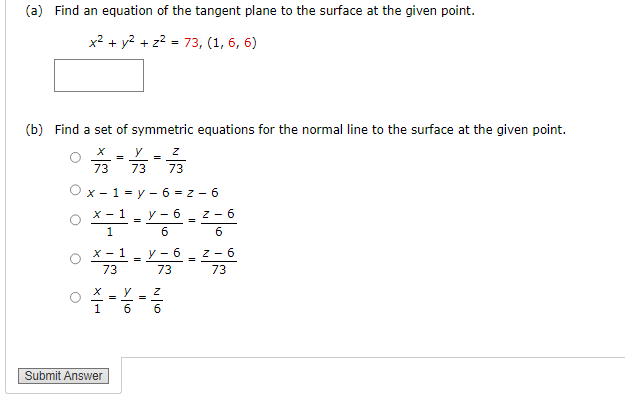 Solved Find An Equation Of The Tangent Plane To The Surface Chegg Com