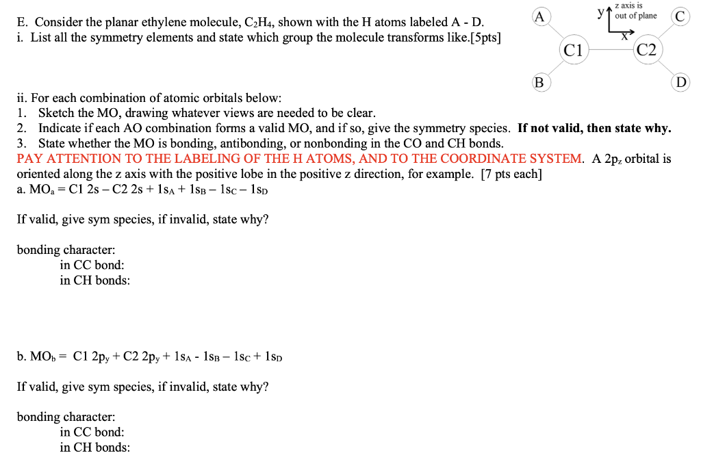 Solved Z axis is A y 1 out of plane E. Consider the planar Chegg