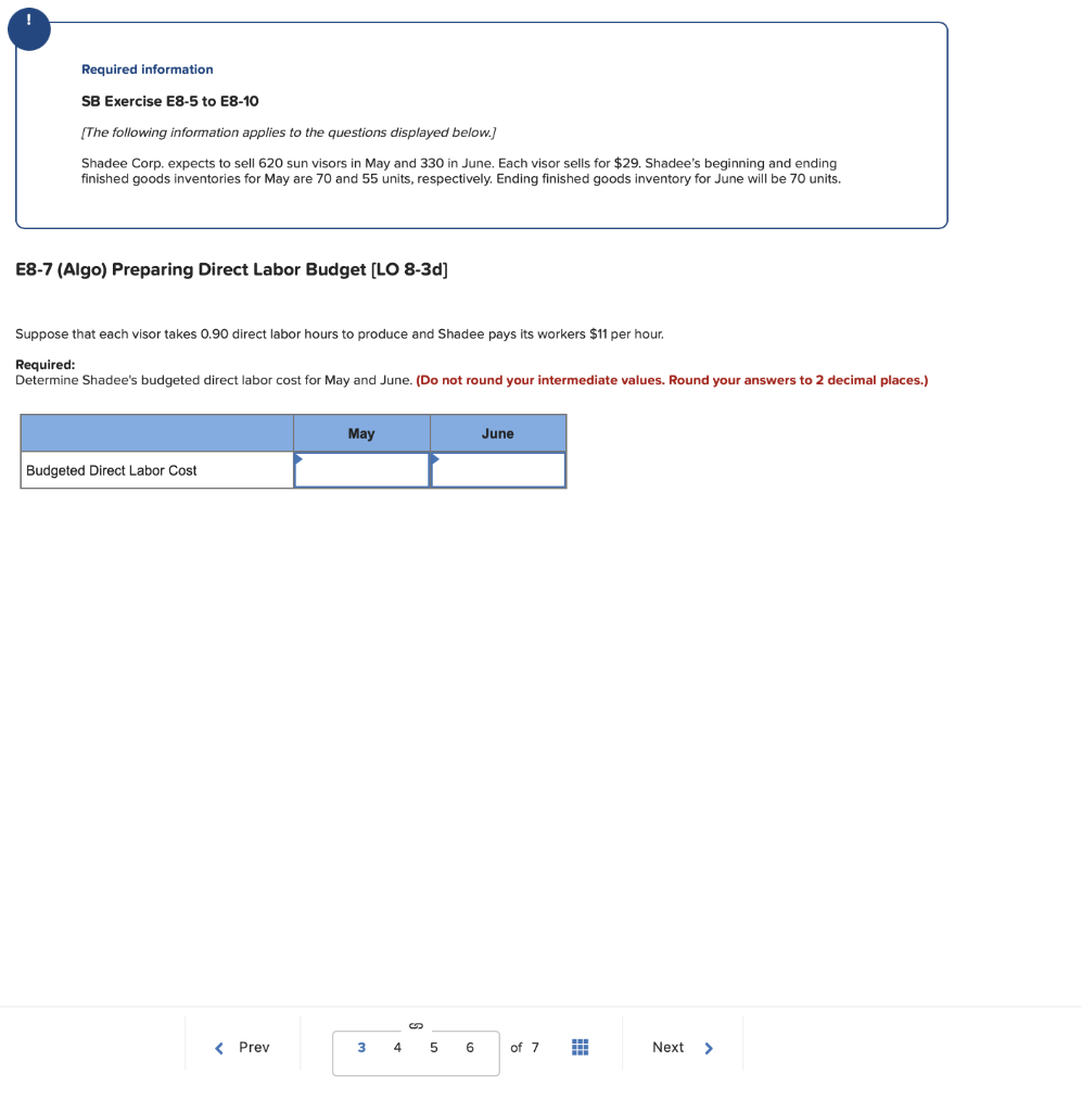 Solved Required information SB Exercise E8-5 to E8-10 [The | Chegg.com