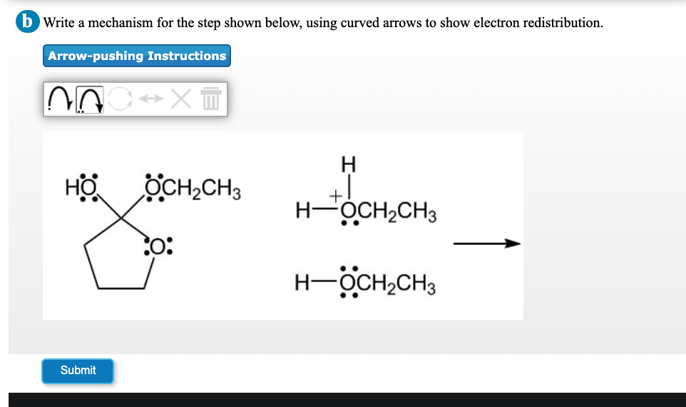 Solved B Write A Mechanism For The Step Shown Below, Using | Chegg.com