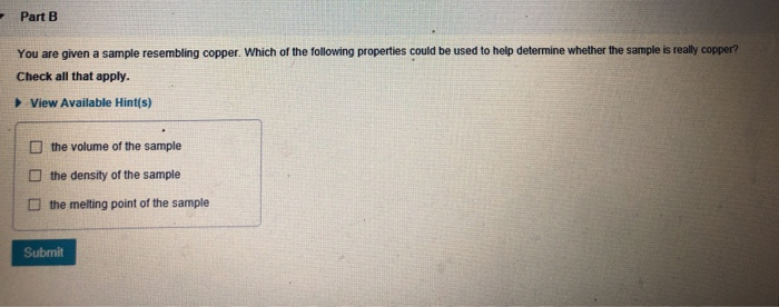 Classify the Following as Intensive or Extensive Properties of Copper.