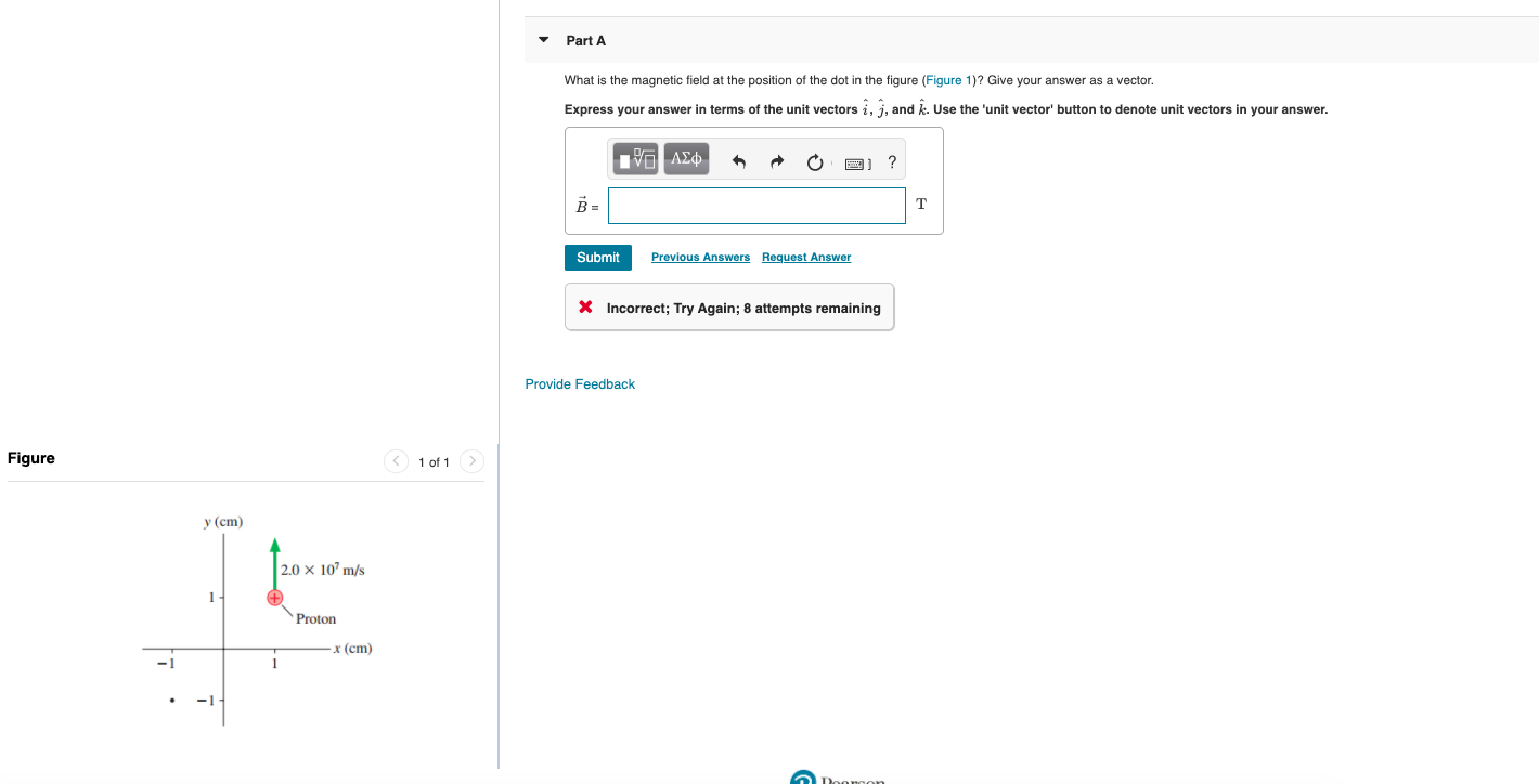Solved Part A What is the magnetic field at the position of | Chegg.com