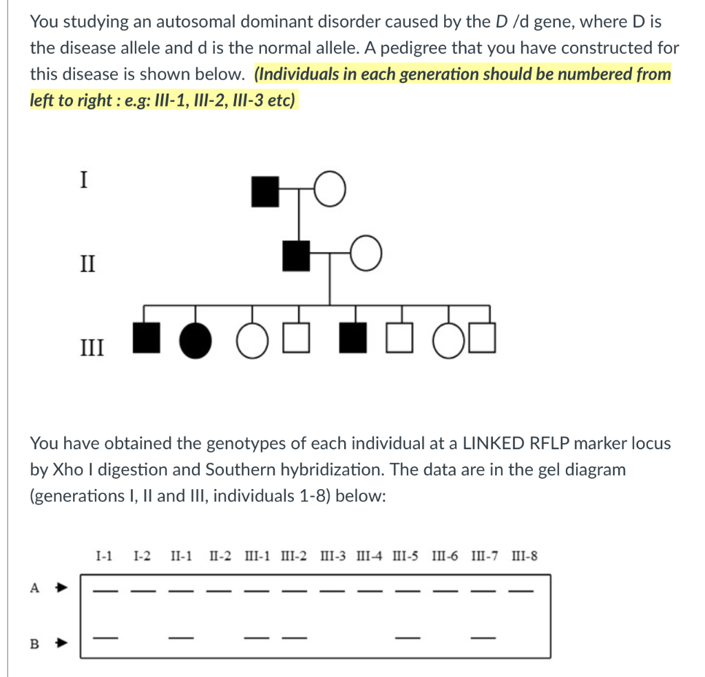 Solved What is the genotype for each locus and phase for | Chegg.com