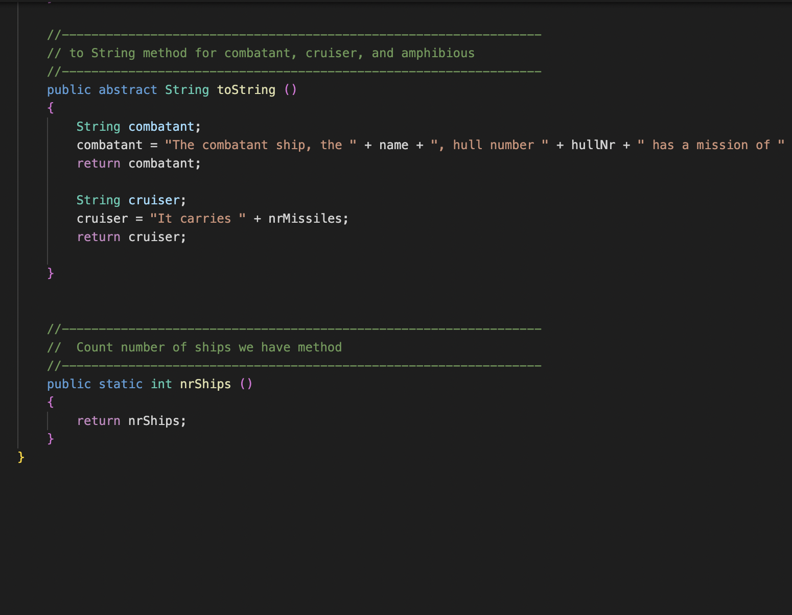 Solved I need help with my code, I'm using Java and I have | Chegg.com