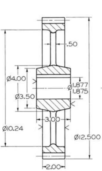 Solved ALL FILLETS AND ROUNDS R.24 | Chegg.com