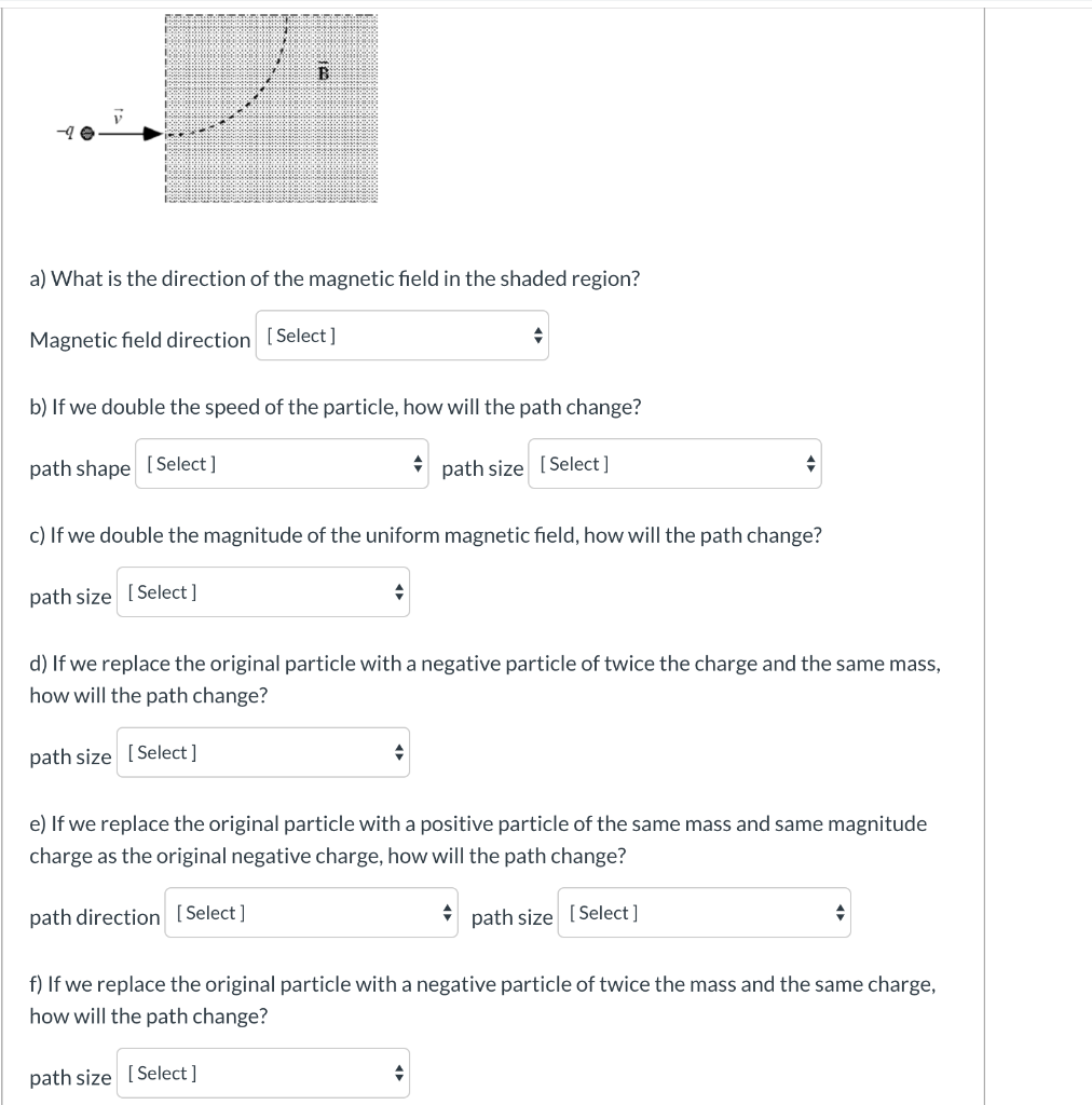 Solved B v a) What is the direction of the magnetic field in | Chegg.com