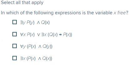 Solved Select all that apply In which of the following | Chegg.com
