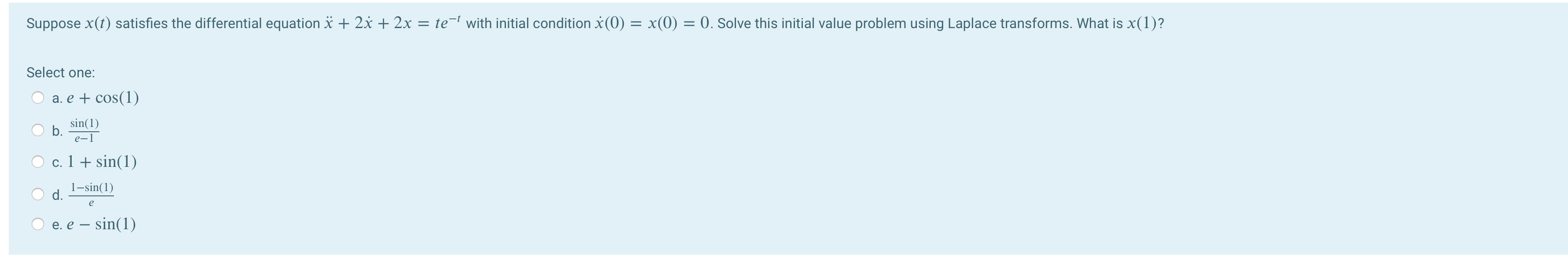 Solved Suppose X T Satisfies The Differential Equation I Chegg Com