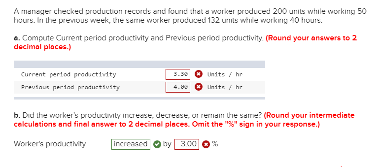 Solved A Manager Checked Production Records And Found That A | Chegg.com