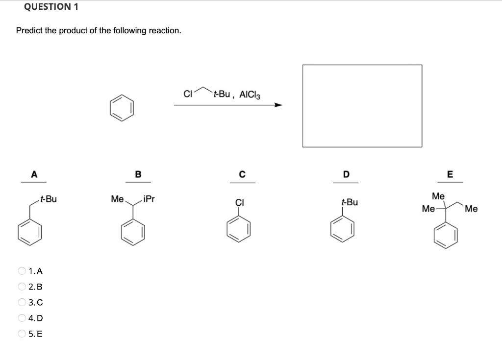 Solved Predict The Product Of The Following Reaction. A B C | Chegg.com