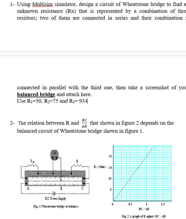 Solved 1. Using Multisim simulator, design a circuit of | Chegg.com