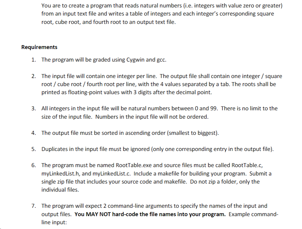 Solved Help developing a program that does the task with all | Chegg.com
