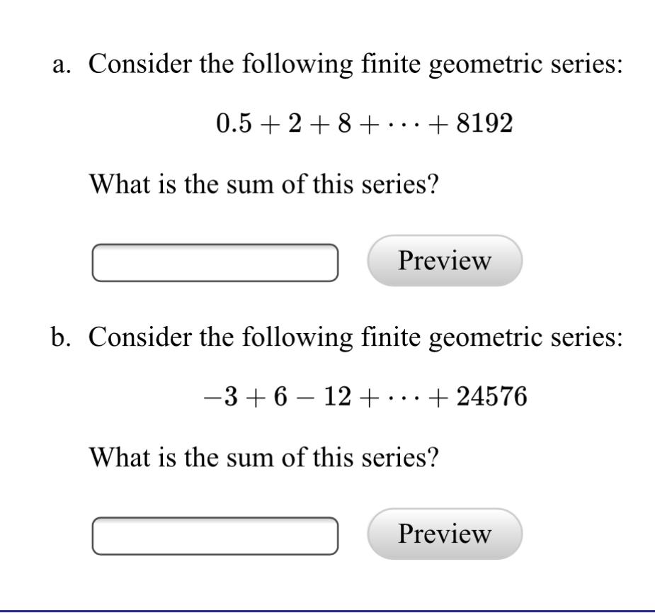 finite geometric series assignment quizlet