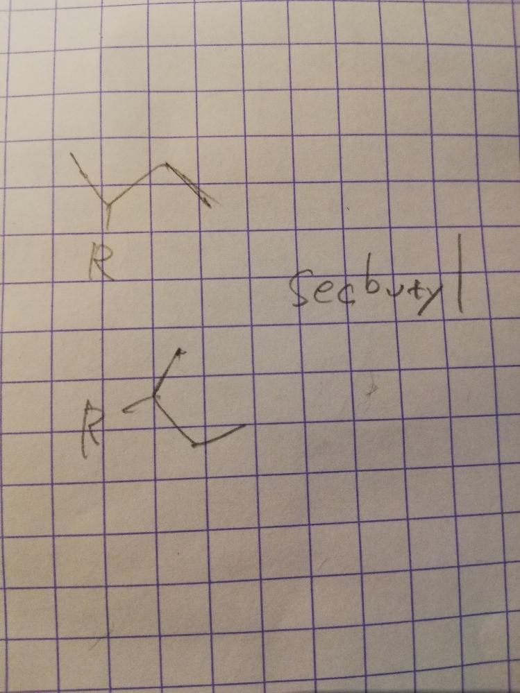 Solved I need to know about sec-butyl. I found two types of | Chegg.com