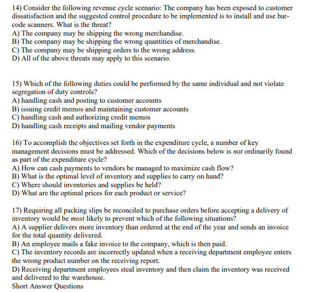 Solved 9) The evidence collection stage of an operational | Chegg.com
