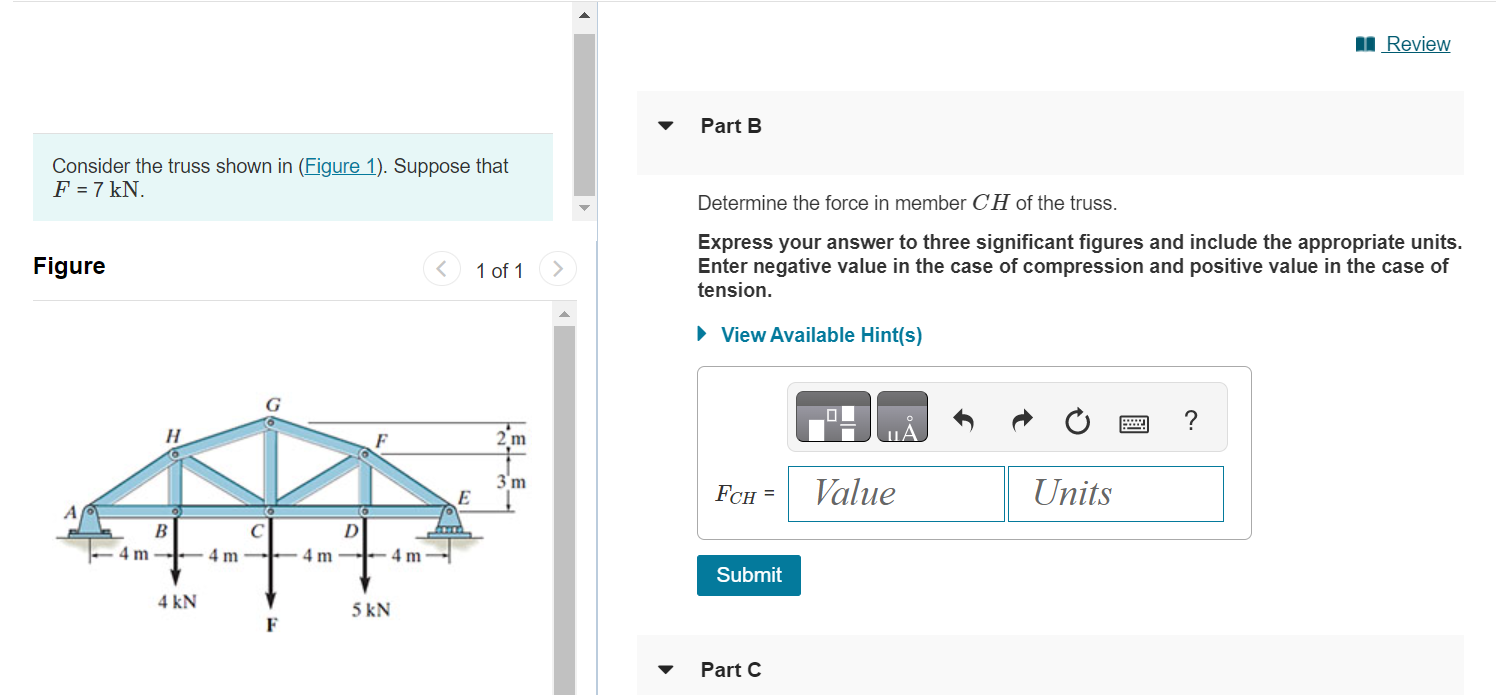 Solved Consider the truss shown in (Figure 1). Suppose that | Chegg.com
