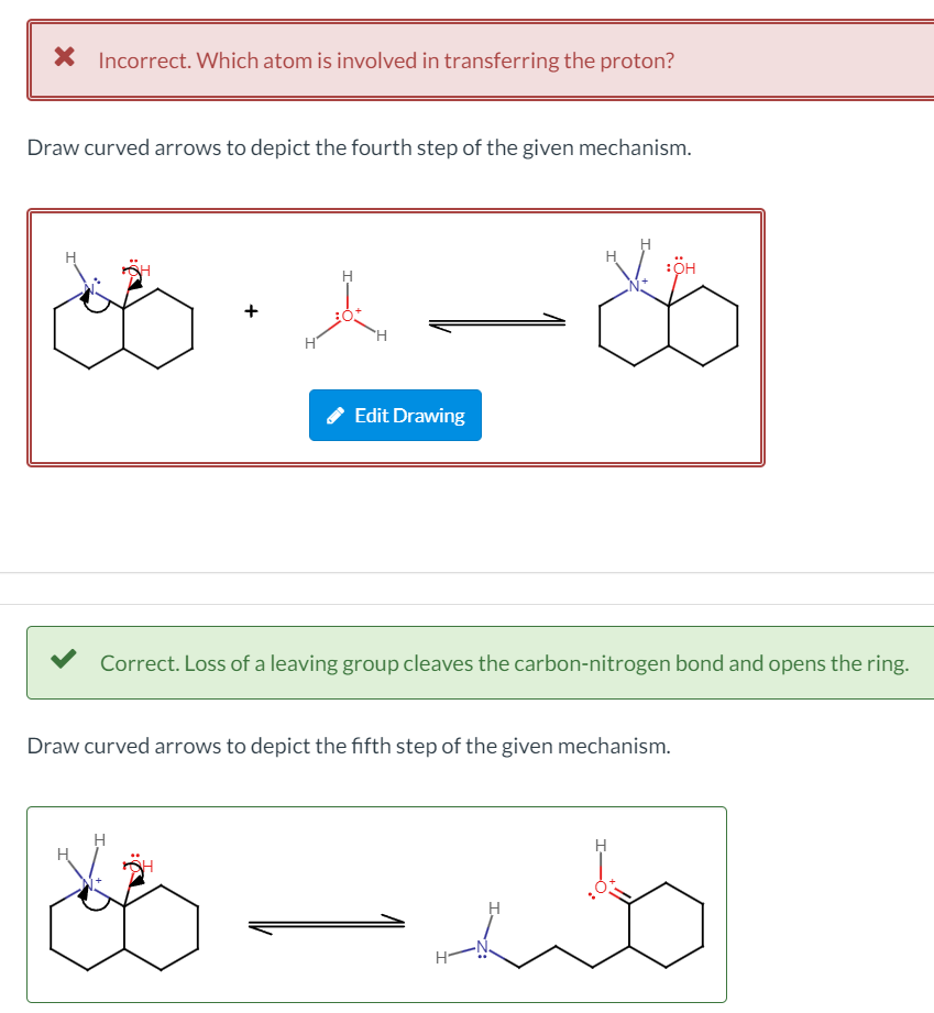 Solved Q19: Draw curved arrows for each step of the | Chegg.com