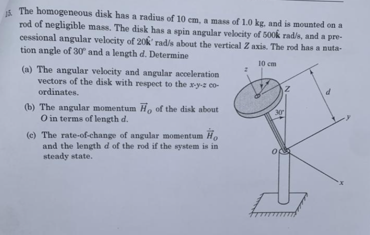 Solved The homogeneous disk has a radius of 10cm, ﻿a mass of | Chegg.com