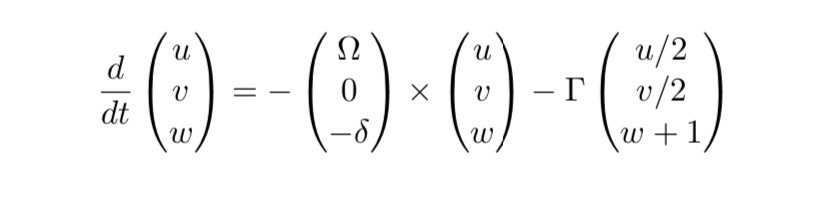 Bloch Vector R Solved Bloch equations in vector notationThese are the | Chegg.com