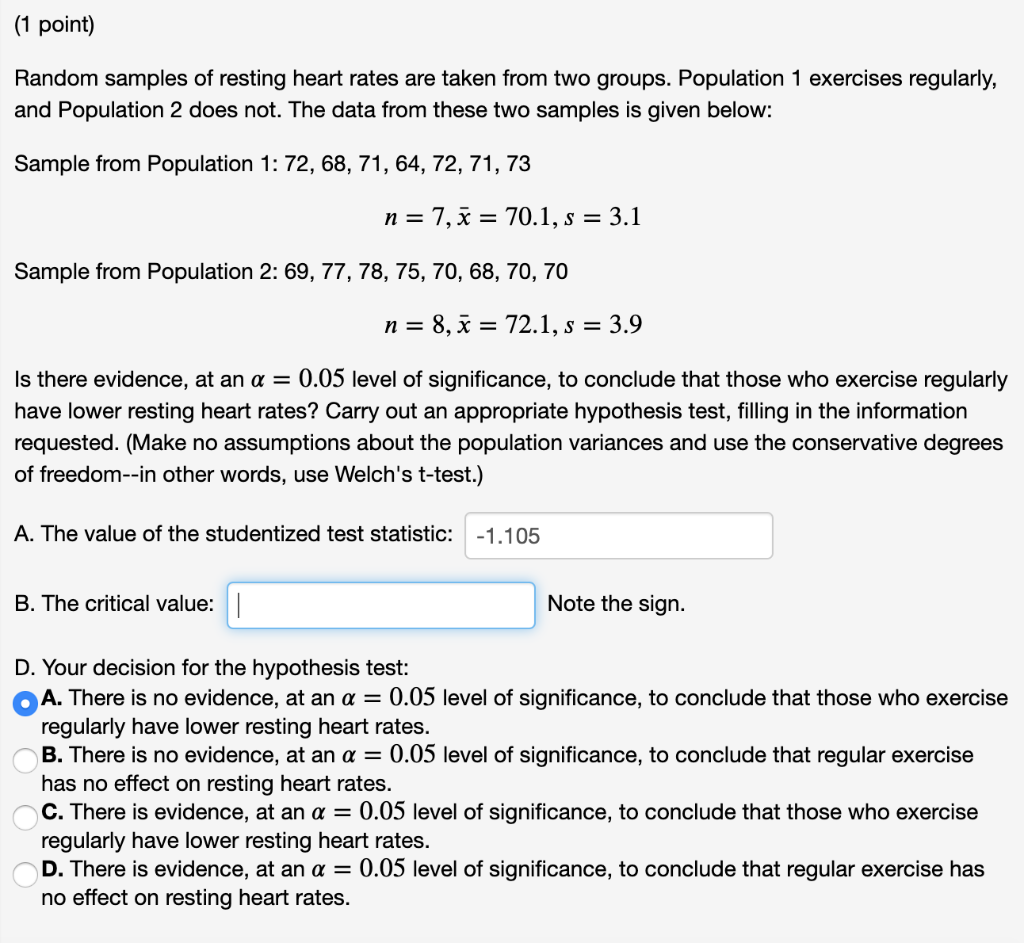 solved-1-point-random-samples-of-resting-heart-rates-are-chegg