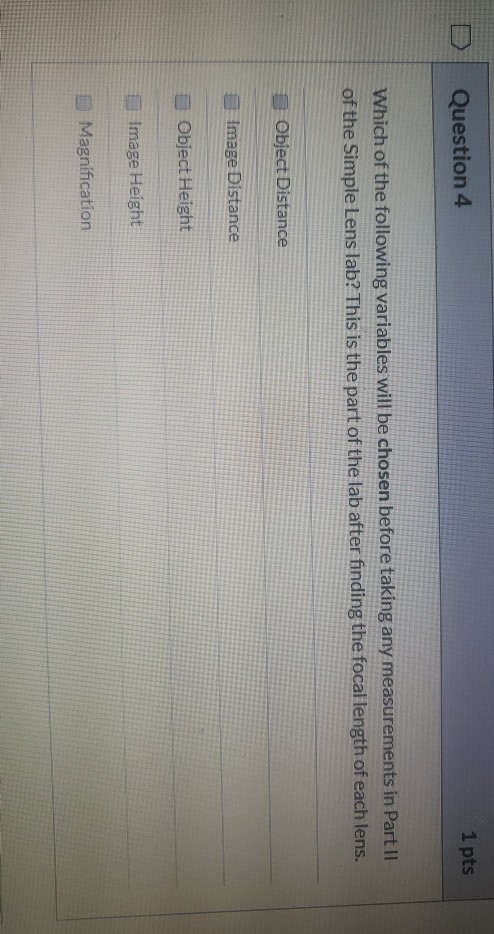 Solved: Which Of The Following Unknown Variables Will Be D... | Chegg.com